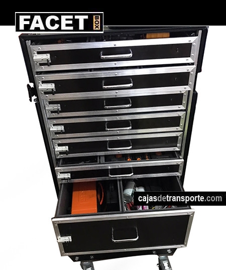 Imagen Caja de herramientas con ruedas de Cajas de Transporte del Grupo  Facet Box