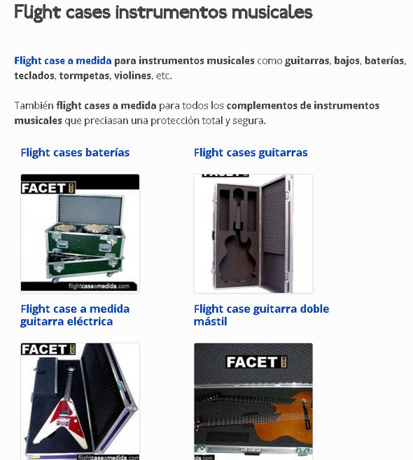 Flight cases instrumentos musicales